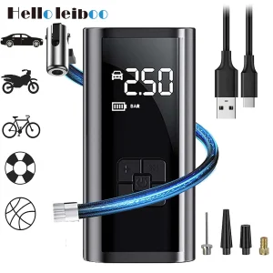 LEIBOO Portable Air Compressor for Car Tires Fast Air Pump Tire Inflator
