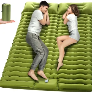 Outdoor 2 Persons Travel Bed Air Mat Double Sleeping Pad for Camping